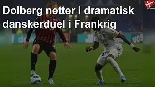 Dolberg netter i dramatisk danskerduel i Frankrig