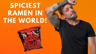 Reviewing the SPICIEST ramen in the world! The Devil of Fire