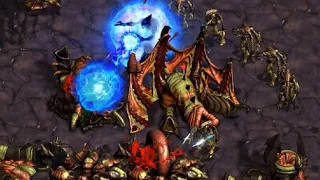 Larva 🇰🇷 (Z) v Stork 🇰🇷 (P) on Neo Sylphid - StarCraft - Brood War REMASTERED