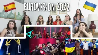 A VERY CHAOTIC SPANISH REACTION TO EUROVISION 2022