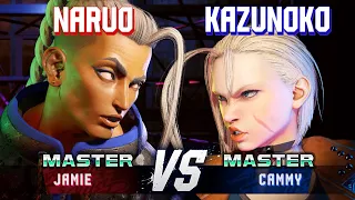 SF6 ▰ NARUO (Jamie) vs KAZUNOKO (Cammy) ▰ High Level Gameplay