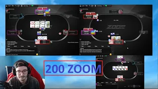 Pokerstars 200zoom liveplay /w commentary #4