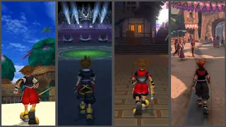 4 seconds of Sora roaming in every world he has been to - Kingdom Hearts