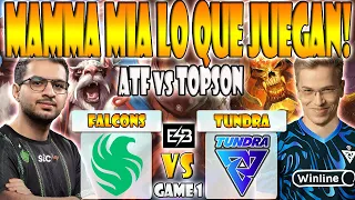 FALCONS VS TUNDRA BO3[GAME 1]PLAYOFFS-ATF, SKITER VS TOPSON, PURE-ESL ONE BIRMINGHAM 2024-DOTA- ESB