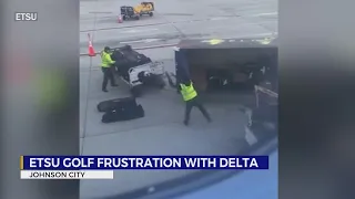 ETSU men’s golf receives apology from Delta Airlines after baggage mishandling video goes viral