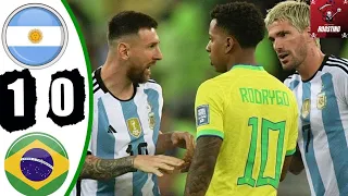 Brazil vs Argentina 0 1 Higlights | & All Goals 2023 HD 🔥 Messi & Nicolas Otamendi Goal #messi