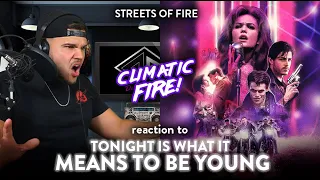 First Time Reaction Streets of Fire Tonight is What It Means to be Young MY BANANAS! | Dereck Reacts