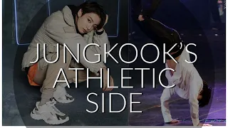 Jungkook's athletic side