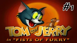 TOM AND JERRY FISTS OF FURRY ; play as tom game n64 unlock babby duck (1)