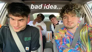 KianAndJc GET A CAR WASH WITHOUT WINDOWS! (hilarious)