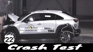 2021 Mazda MX-30 Electric SUV | Crash Test & Safety Test Video | 5 stars from Euro NCAP.