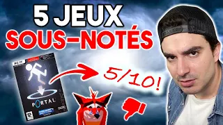 5 jeux vidéo SOUS NOTÉS INJUSTEMENT !