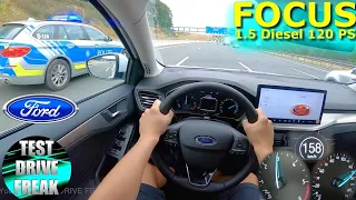 2022 Ford Focus Turnier 1.5 EcoBlue 120 PS TOP SPEED AUTOBAHN DRIVE POV