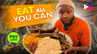 89Pesos Lang "EAT ALL YOU CAN" in Bahay ni LOLA | KANTO STYLE BUFFET in MANILA