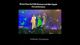 Dil ne kaha Dil se# Kumar Sanu Udit Narayan Alka Yagnik live performance