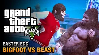 GTA 5 Easter Egg - The Bigfoot vs. The Beast