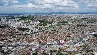 Vista aérea região Noroeste de BH. Filmagem realizada no Bairro Glória. 20/01/2024