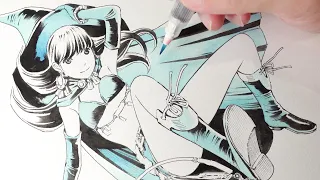 sketchbook : witch　魔女を描く