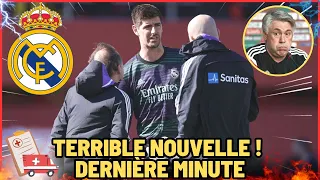 URGENT ! COURTOIS EST HORS JEU ! IL VIENT DE PARALYSER MADRID ! REAL MADRID NOUVELLES