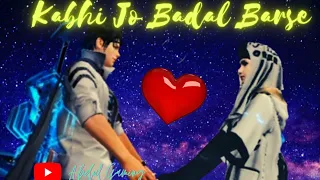 Kabhi Jo Badal Barse X I'll be Waiting /// Free Fire Status