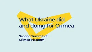 What Ukraine did and doing for Crimea | Що Україна робила та робить для Криму