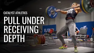 Pull Under Harder Does NOT Mean Receiving Lower | Snatch & Clean Technique