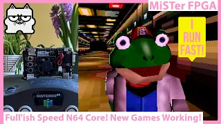 MiSTer FPGA N64 Runs Near Full Speed! More Games Working and some Viewer Requests!