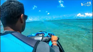 Navegando de Jet em Recife-Pernambuco na Praia de Maria Farinha, Pocinhos e Coroa do Avião.