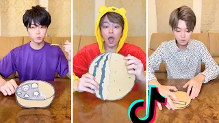 HAYATAKU Cardboard Foods TikTok Compilation (wd7754) @hayataku5348