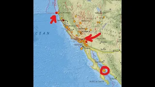 Ongoing Earthquake swarm at Yellowstone. West Coast EQ activity today. Wednesday 4/24/2024