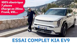 Essai KIA EV9 sur 2000 Km : le meilleur SUV électrique 7 places ?