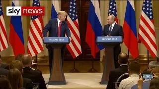 Donald Trump and Vladimir Putin hold press conference