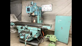 TOS FGU 32 Universal Milling Machine - Table 1250 mm x 320 mm