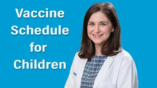 What is the recommended vaccination schedule for children?