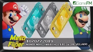 Nintendo Switch Lite é revelado - 10/07/2019 - Mesa do Fliper