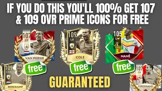 How To Get 107 & 109 Ovr Prime Icons For Free (No Clickbait) Step By Step Plans | Fifa Mobile 22