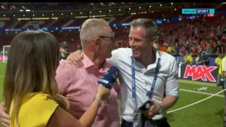 Carra crashes emotional Brian Henderson chat after son Jordan wins UCL Final with Liverpool