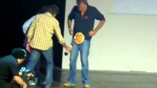 Blow Torch on Pizza Top Gear Live MPH Show 2010