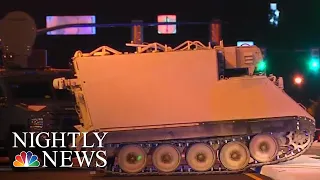 Police Chase Armored Vehicle Stolen From Virginia Military Base | NBC Nightly News