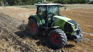 Lazítózás 2023 CLAAS ARION 640 + BIVALY 3 talajlazító