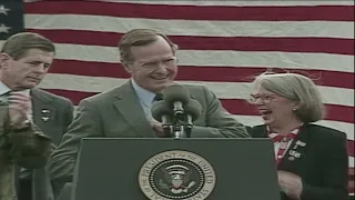 George H.W. Bush's visit to Fort Stewart in 1991