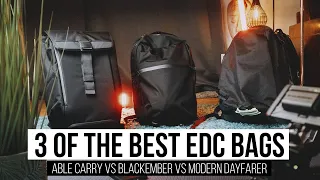 EDC Backpack Battle: Able Carry vs Blackember vs Modern Dayfarer