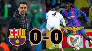 ⚽ XAVI'S BARÇA IMPROVES BUT FAILS TO WIN - BARÇA 0 BENFICA 0 😩