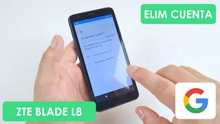 Eliminar Cuenta de Google ZTE Blade L8