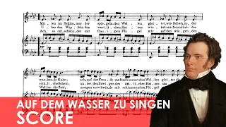 SCHUBERT Auf dem Wasser zu Singen (D.774) Score