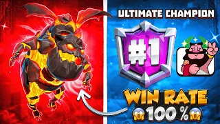 Push to *ULTIMATE CHAMPION* With lavaloon deck ! 🔥(part 1)