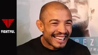 Jose Aldo Talks Jeremy Stephens, Weight Cut & Why BJ Penn Was With Him At Open Workouts