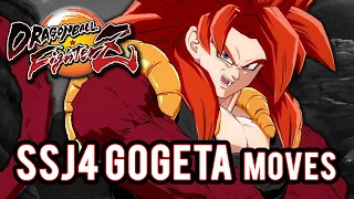 Dragon Ball FighterZ - Super Saiyan 4 Gogeta Moves/ Combos [DLC 13]
