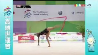 Anna Bessonova  Ribbon The World Games 2009 Kaohsiung 720p