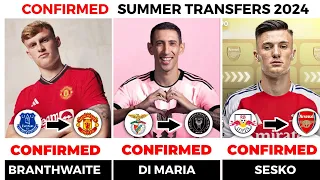 All Latest CONFIRMED Transfers and rumours summer 2024 ft Ronaldo, Rashford, Mbappé